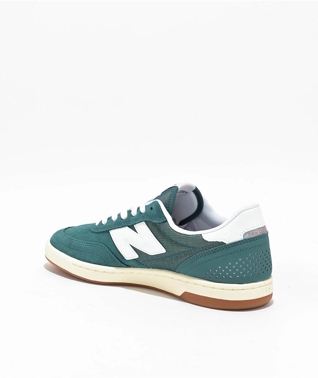 New Balance 440 V2 Spruce & White Skate Shoes Product Image