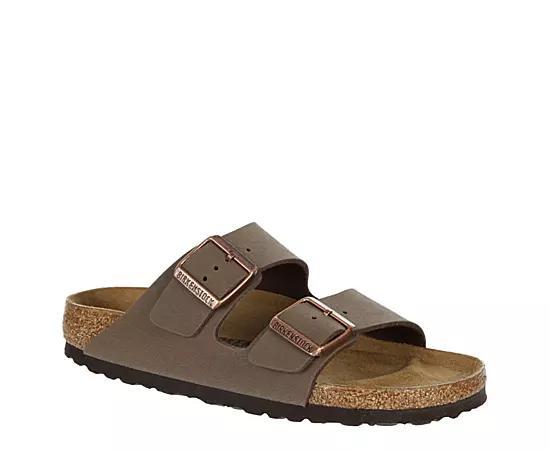 Womens Birkenstock Arizona Slide Sandal - Stone Product Image