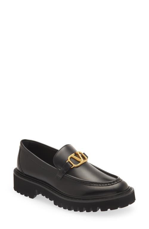 Womens Vlogo Signature Calfskin Loafers Product Image