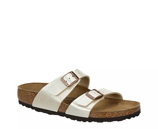 Birkenstock Womens Sydney Luxe Buckle Detail Slide Sandals Product Image