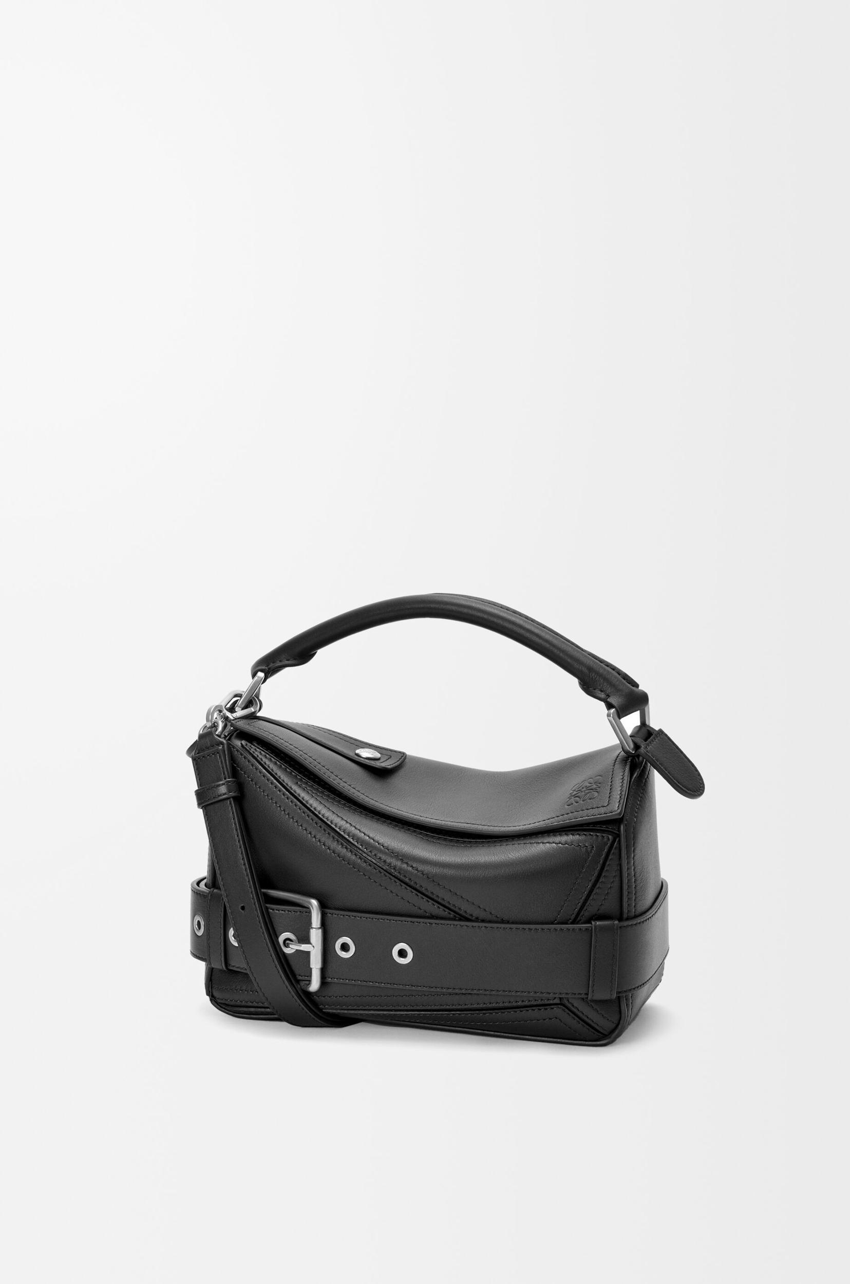 Small Puzzle Biker bag in shiny calfskin Product Image