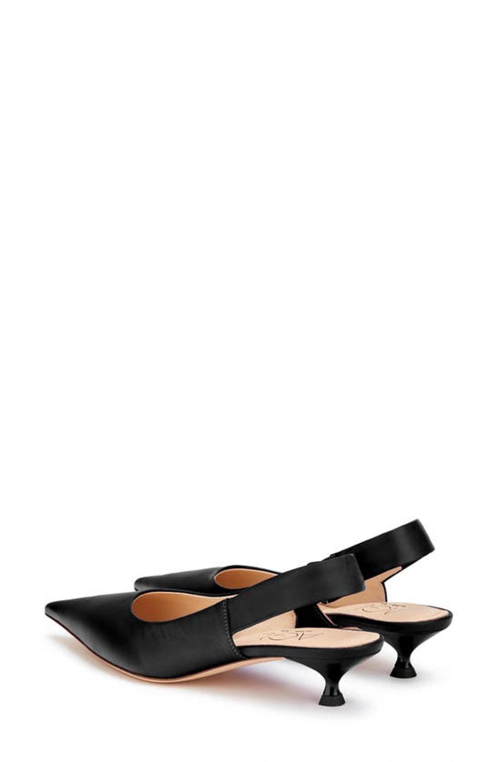 AGL ATTILIO GIUSTI LEOMBRUNI Pointed Toe Pump In Black Product Image