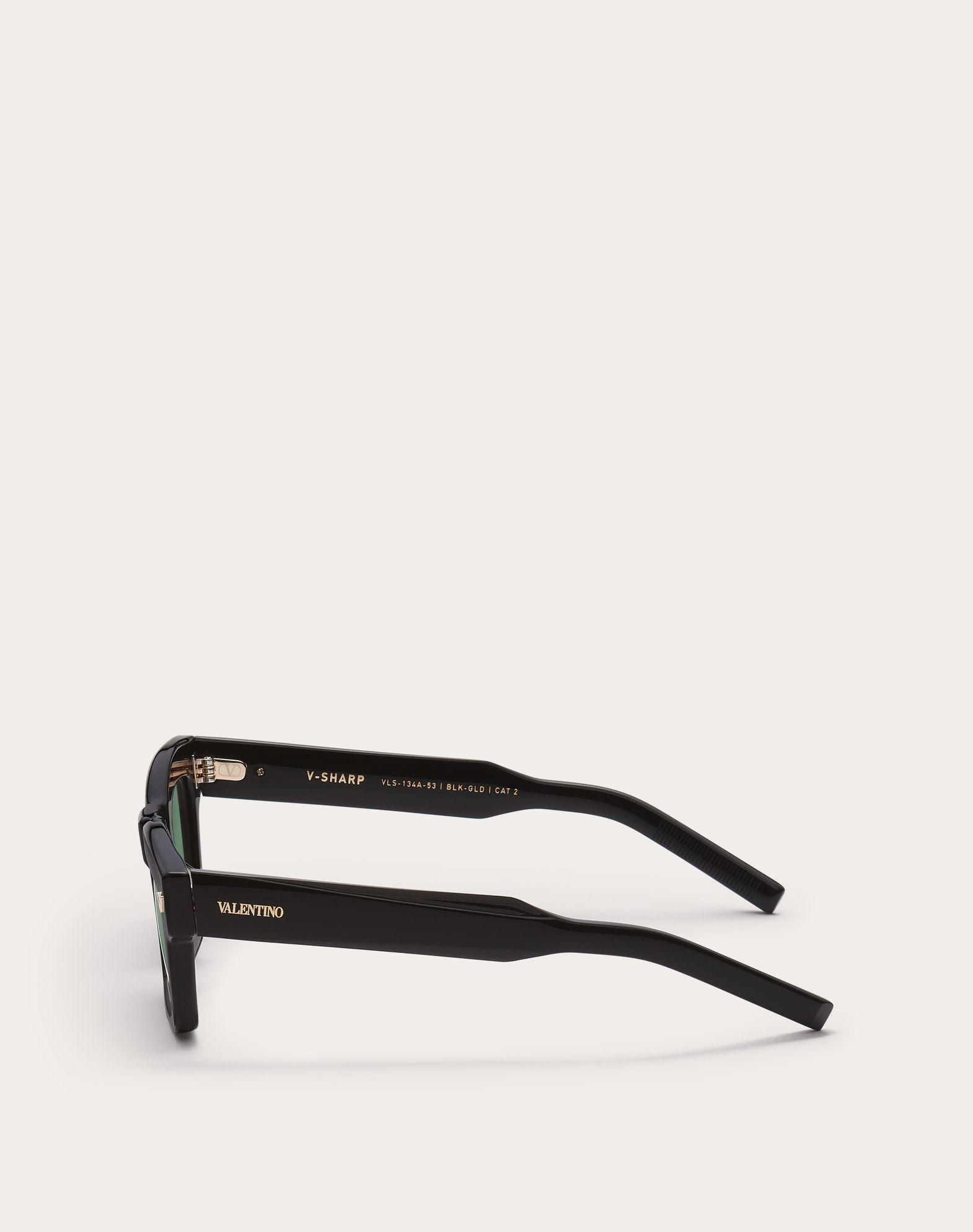 V-SHARP RECTANGULAR ACETATE FRAME Product Image