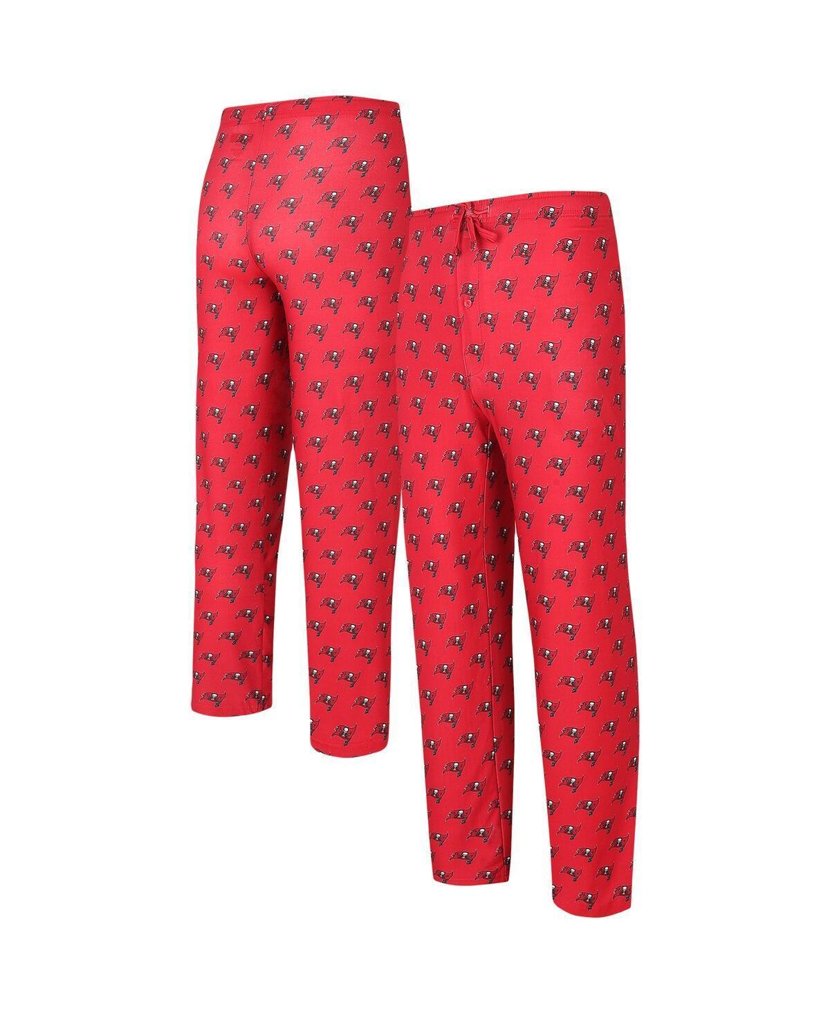 Men's Concepts Sport Red Tampa Bay Buccaneers Gauge Allover Print Knit Pants, Size: 2XL Product Image