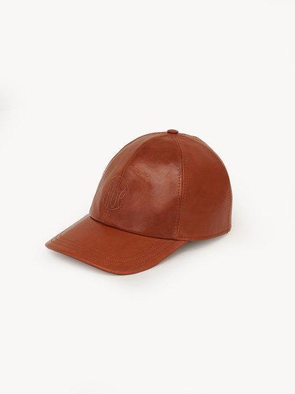 Swing cap in shiny leather Product Image
