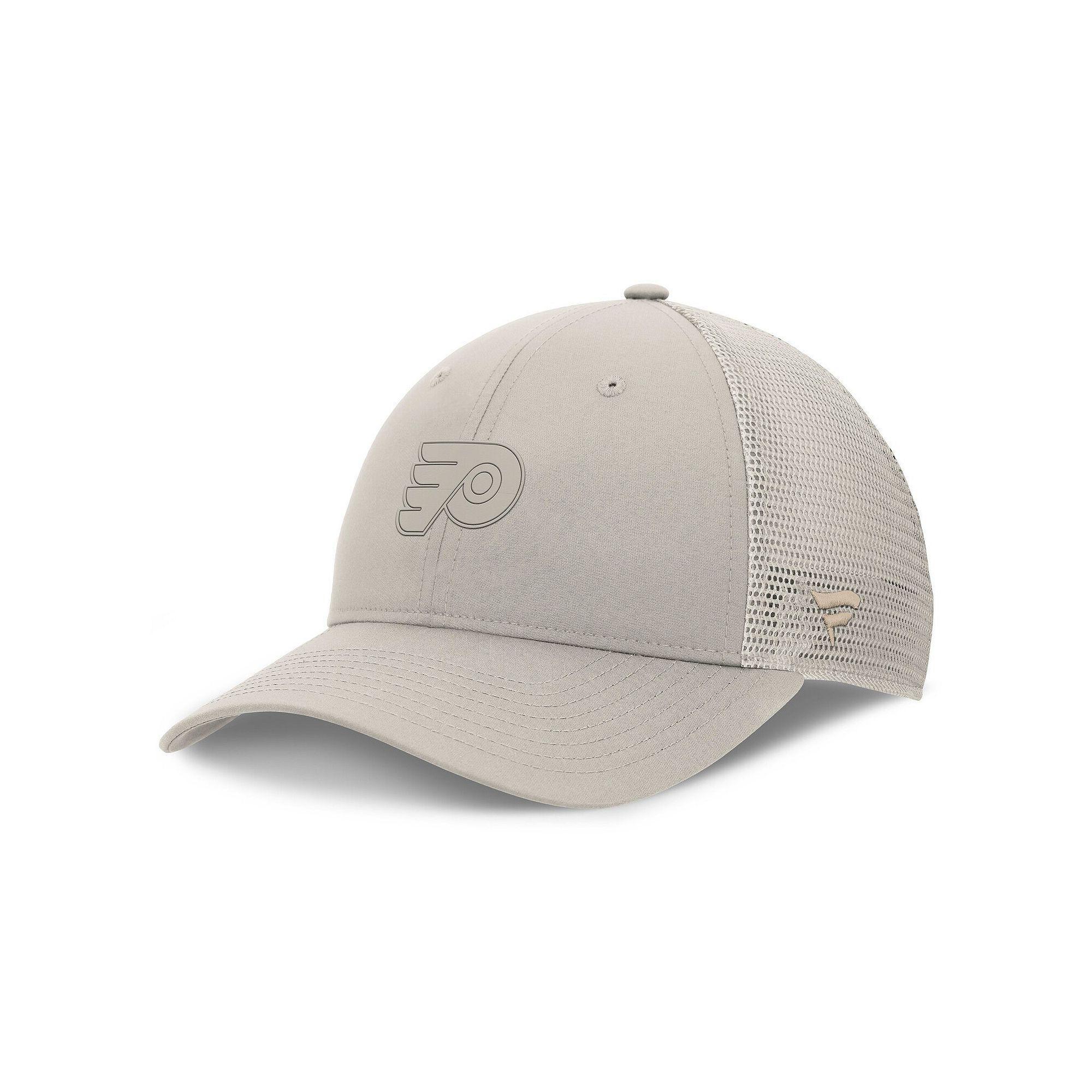 Women's Fanatics Tan Philadelphia Flyers Authentic Pro Road Trucker Adjustable Hat, Fly Team Product Image