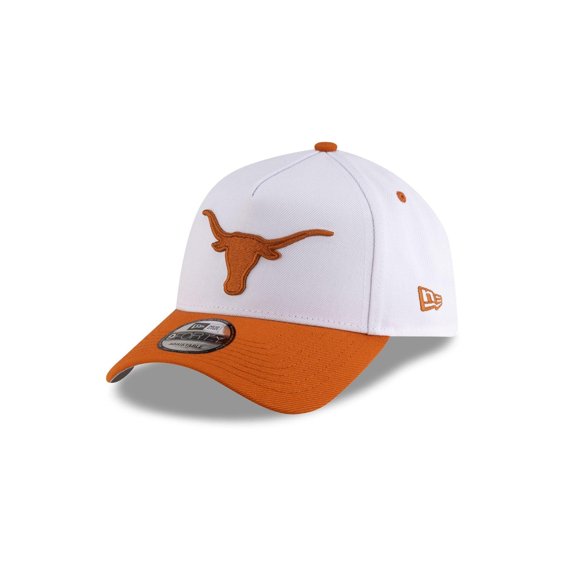 Texas Longhorns White 9FORTY A-Frame Snapback Hat Male Product Image