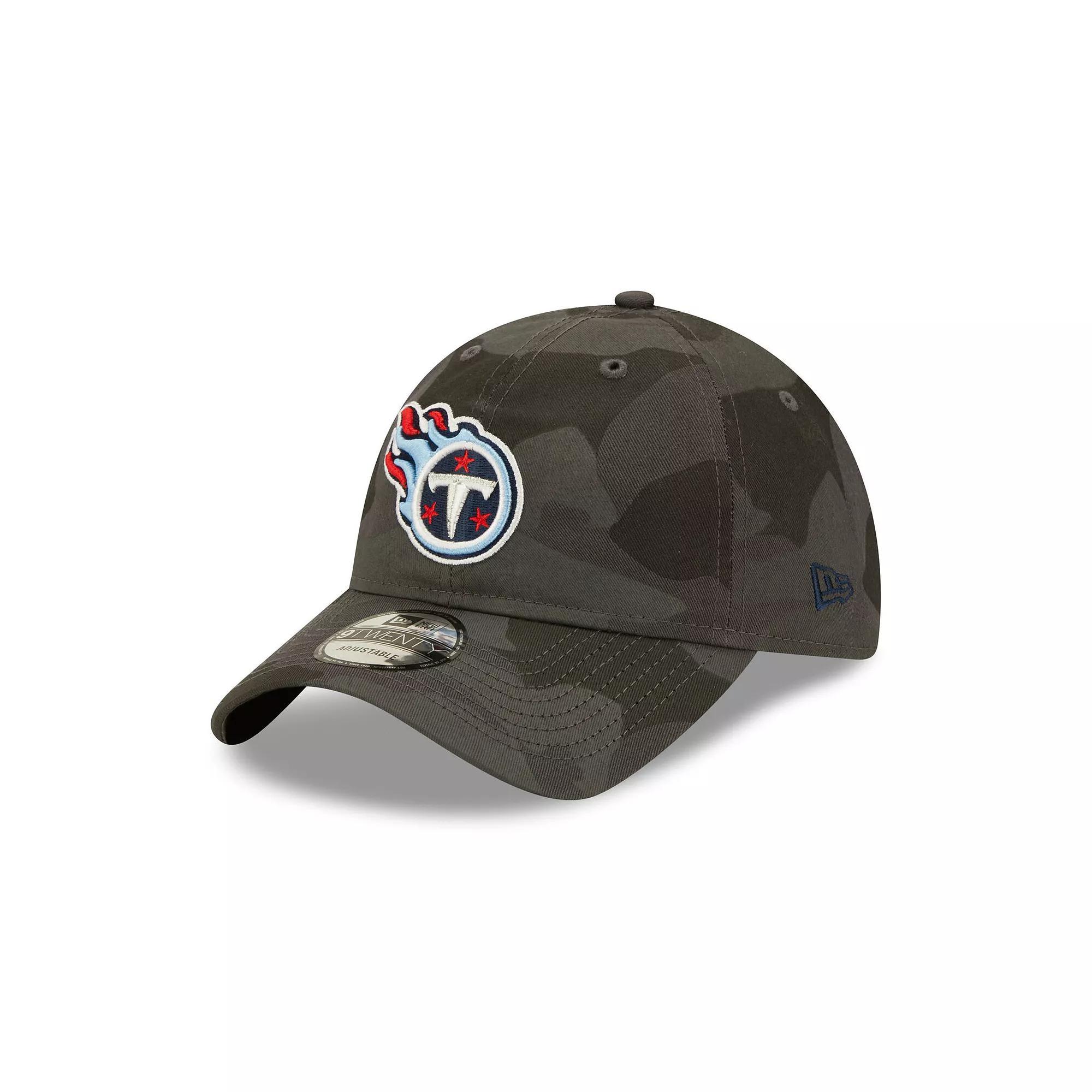 Men's New Era Camo Tennessee Titans Core Classic 2.0 9TWENTY Adjustable Hat, Green Product Image