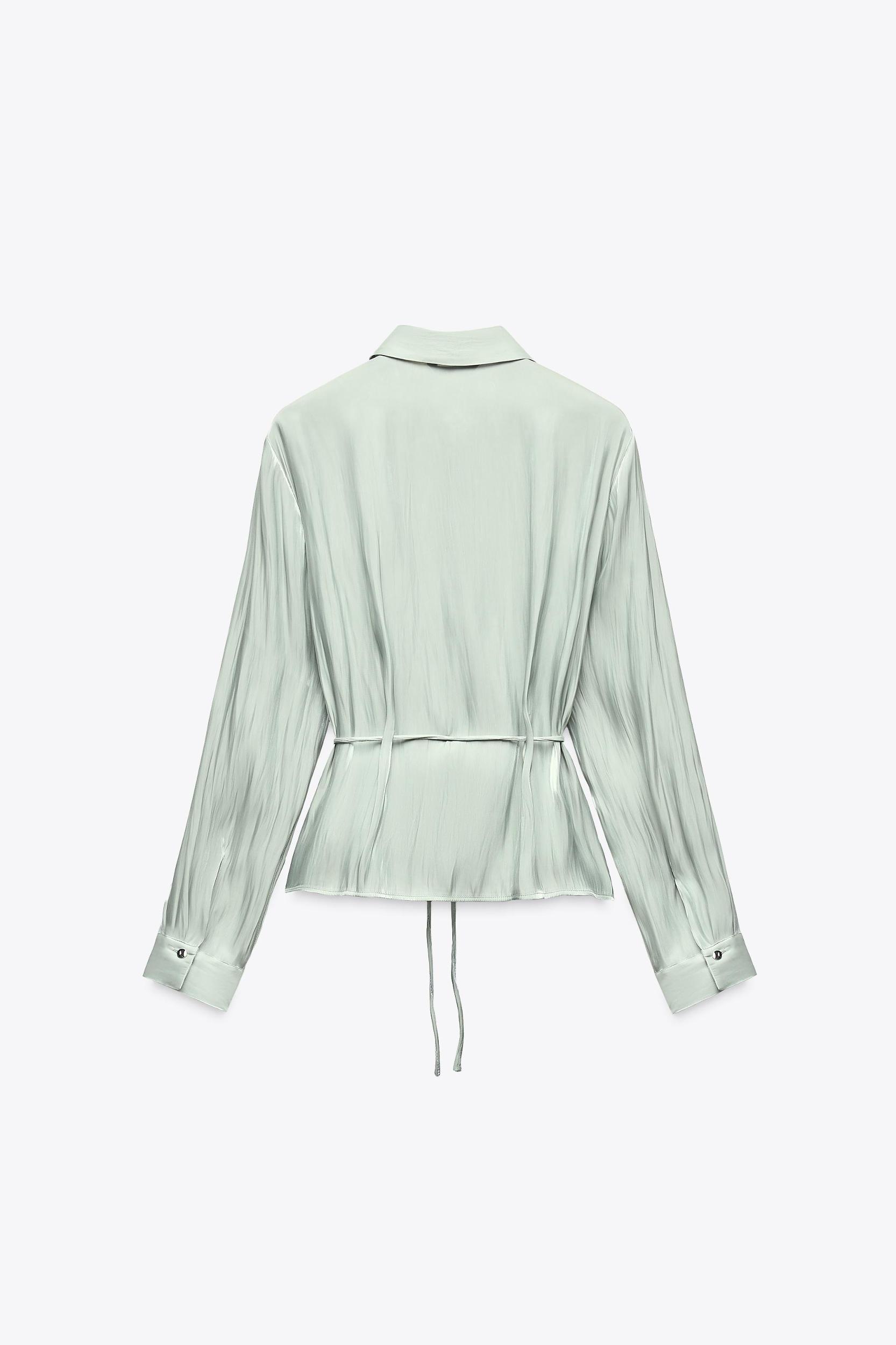 SHIMMER TIE SHIRT Product Image