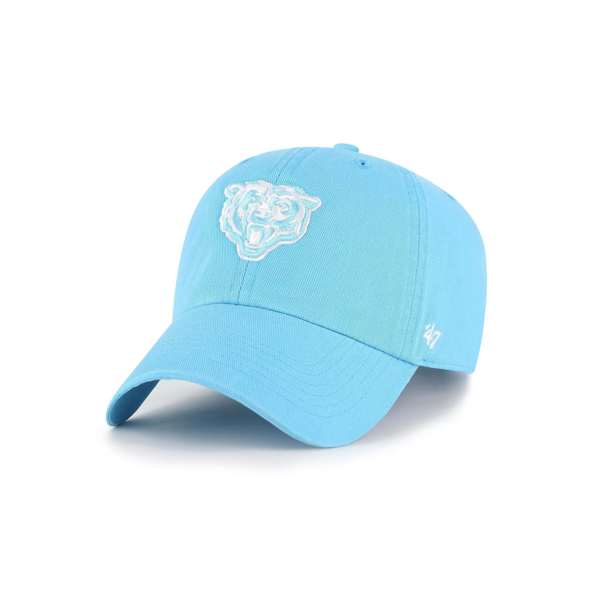 Women's '47 Blue Miami Dolphins Bright Side Clean Up Adjustable Hat Product Image
