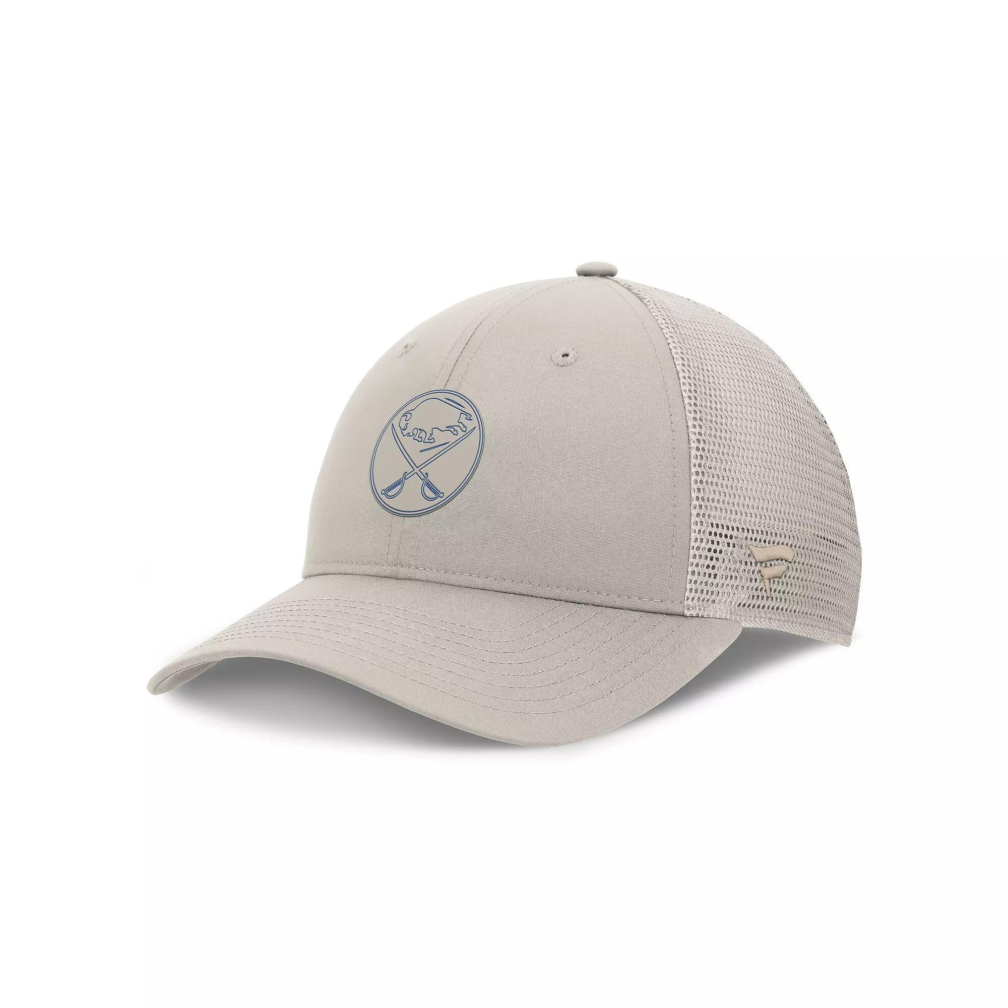 Womens Fanatics Tan St. Louis Blues Authentic Pro Road Trucker Adjustable Hat Product Image