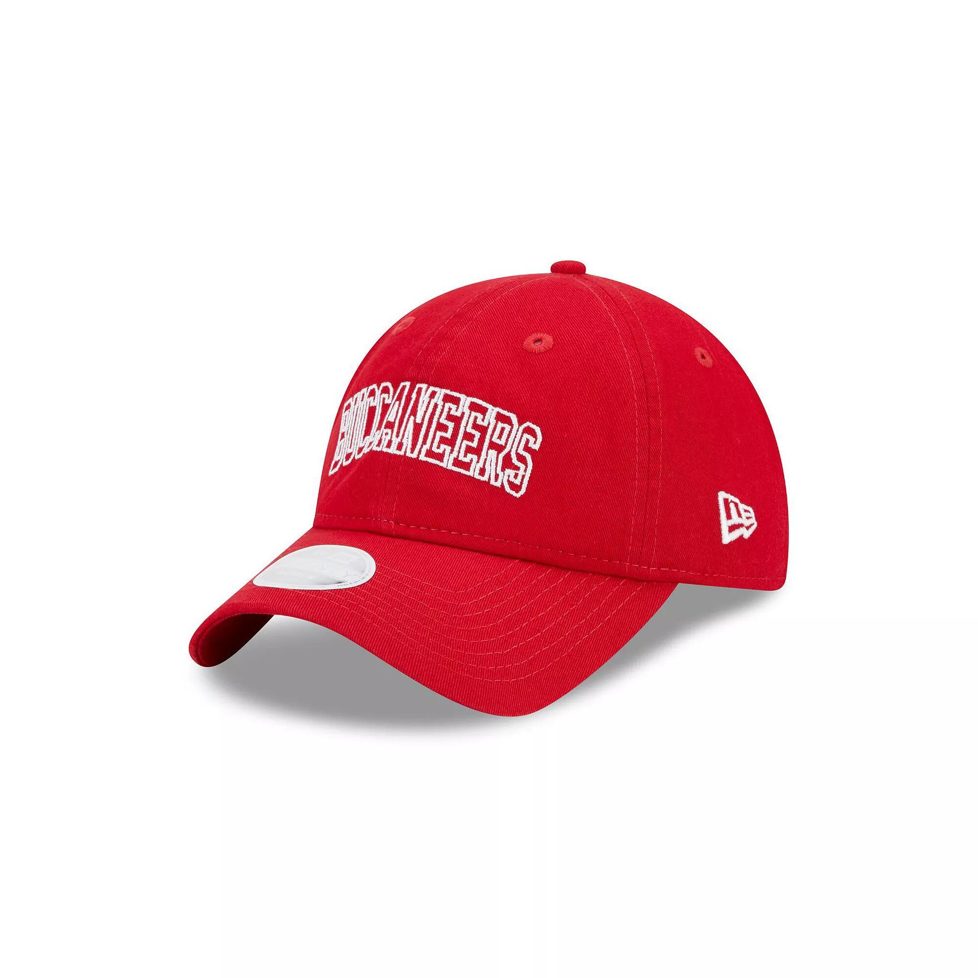 Women's New Era Red Tampa Bay Buccaneers Collegiate 9TWENTY Adjustable Hat Product Image