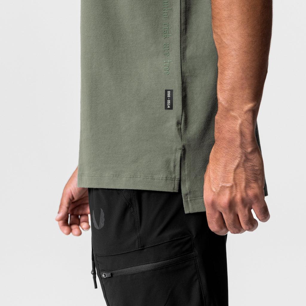 0514. CottonPlus™ Oversized Tee - Olive Product Image