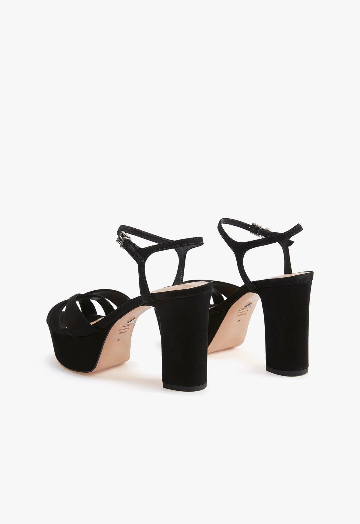 Schutz Keefa Platform Sandals Black 9 Product Image