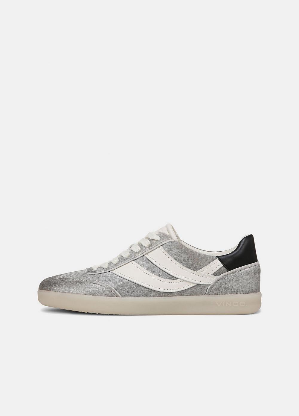 Mens Fletcher Leather Sneaker, Black, Size 13 Vince Product Image