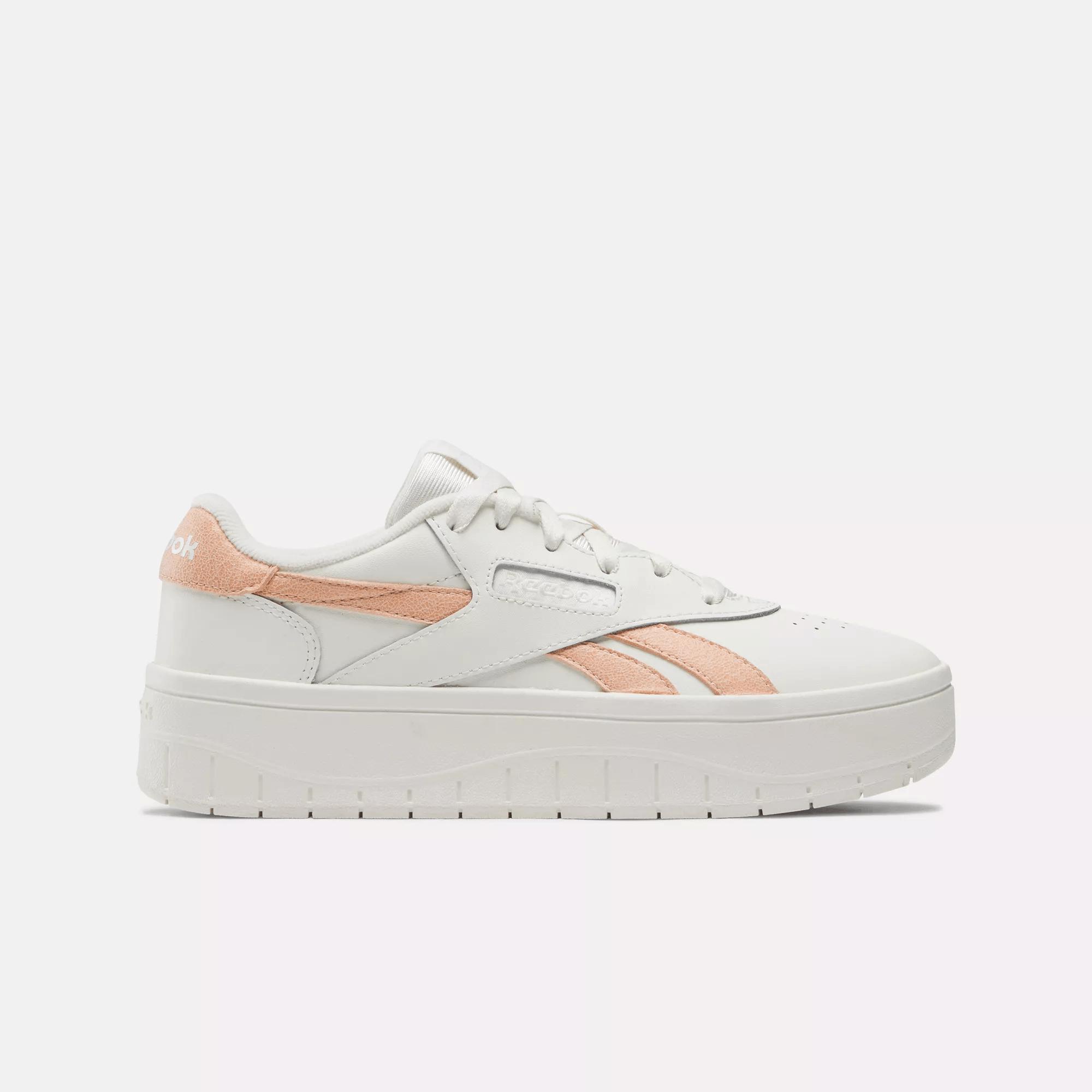 Reebok Court Advance Surge Women's Casual Shoes, Size: 9.5, White Pink Product Image