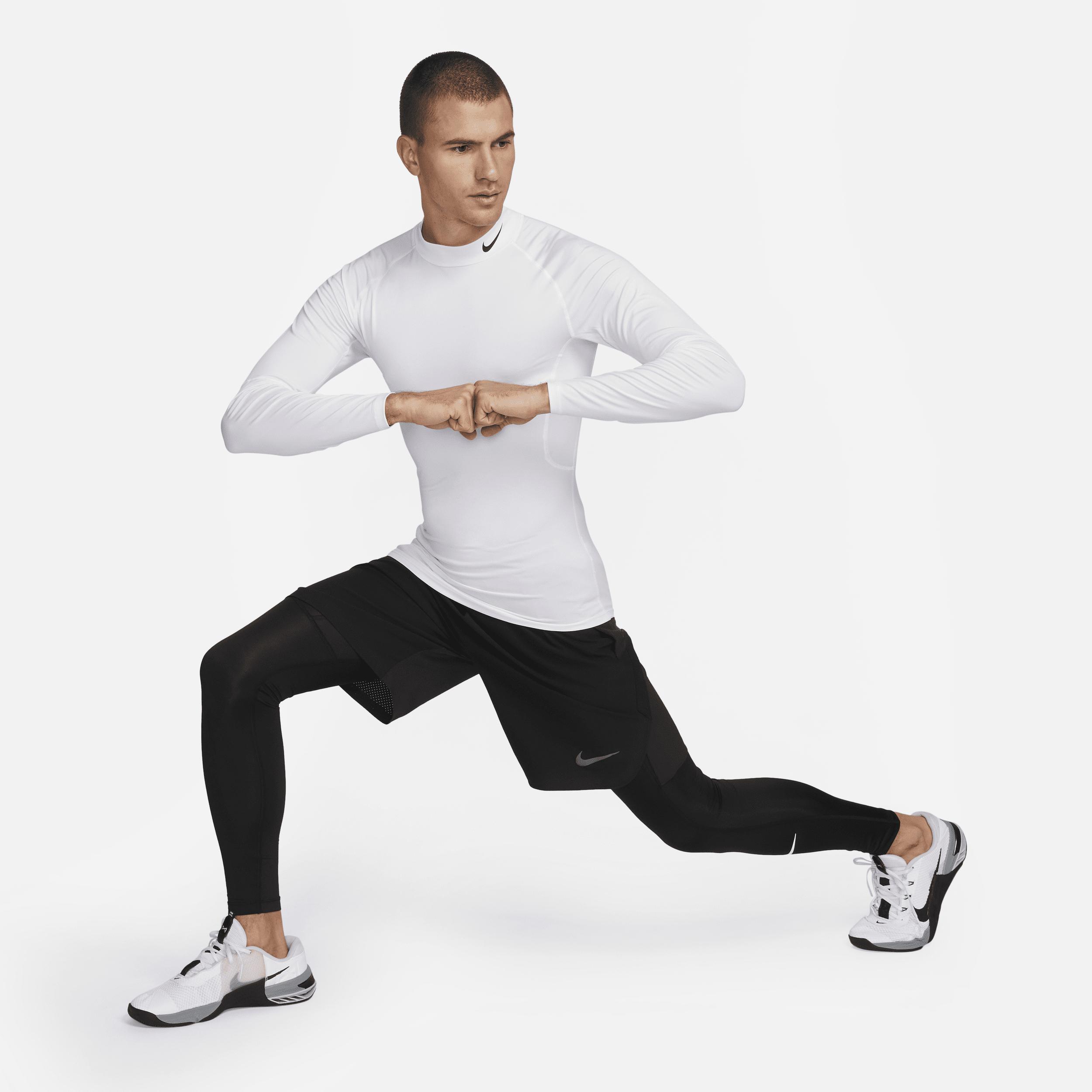 Men's Nike Pro Dri-FIT Fitness Mock-Neck Long-Sleeve Top Product Image