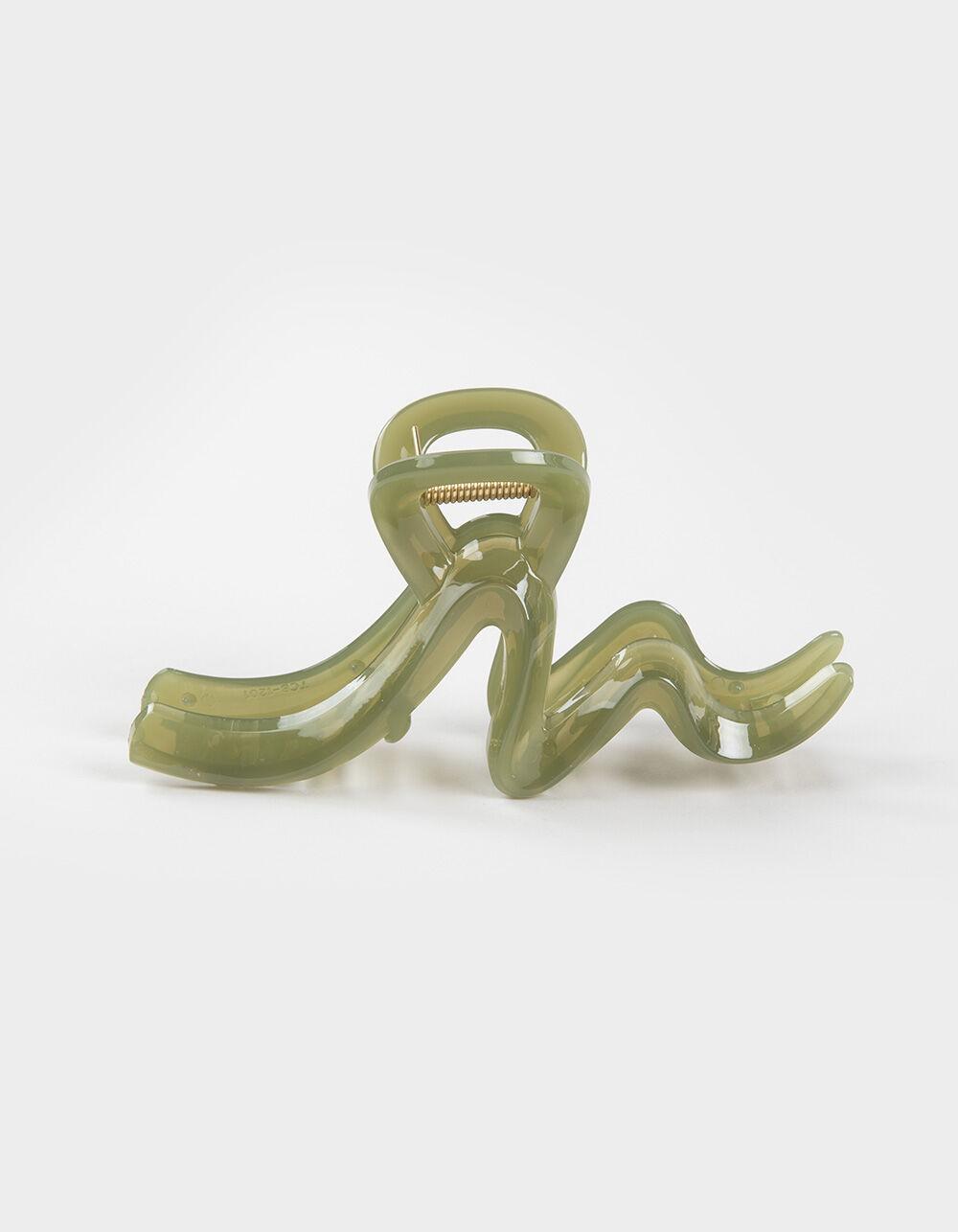 FULL TILT Zig Zag Claw Clip - GREEN Product Image