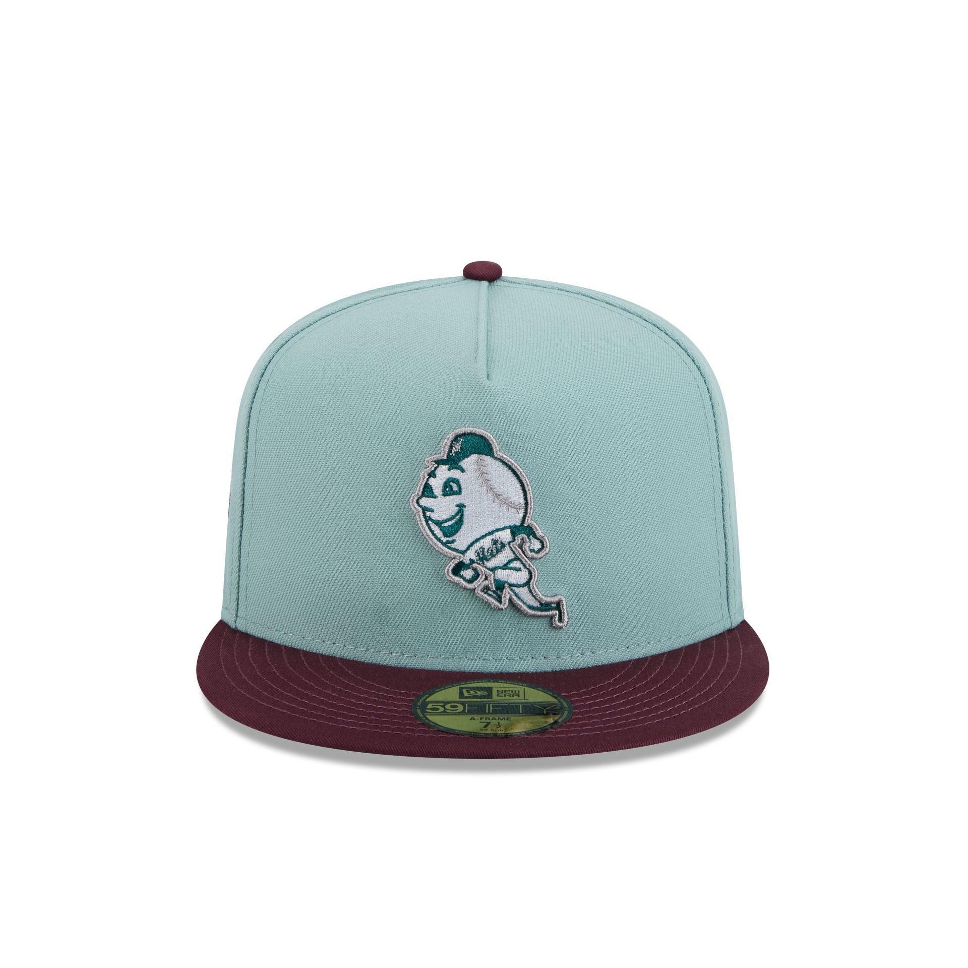 New York Mets Beach Kiss Blue 59FIFTY A-Frame Fitted Hat Male Product Image