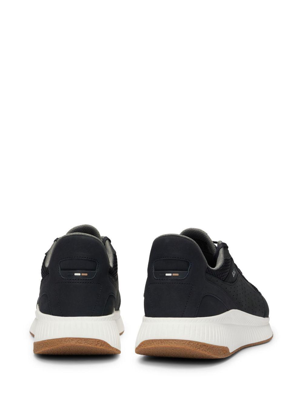 leather low-top sneakers Product Image