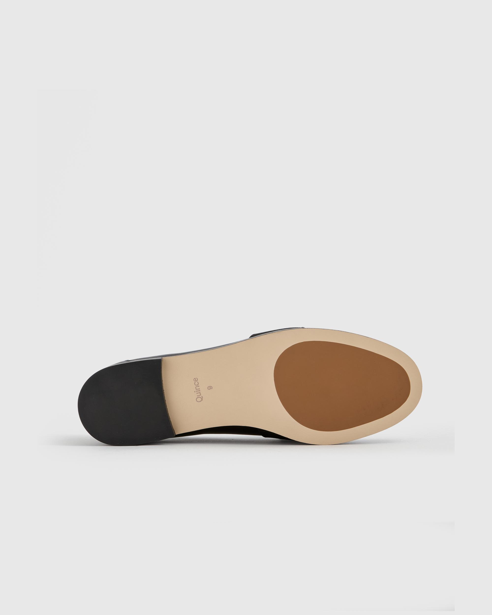 Quince | Women's Italian Leather Bow Penny Loafer Product Image