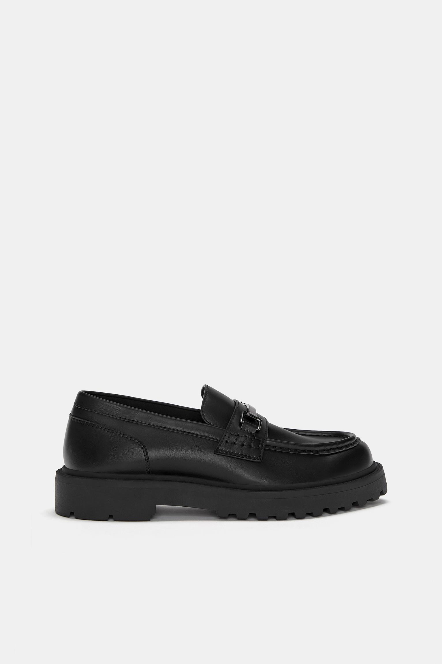 Loafers with buckle detail Product Image