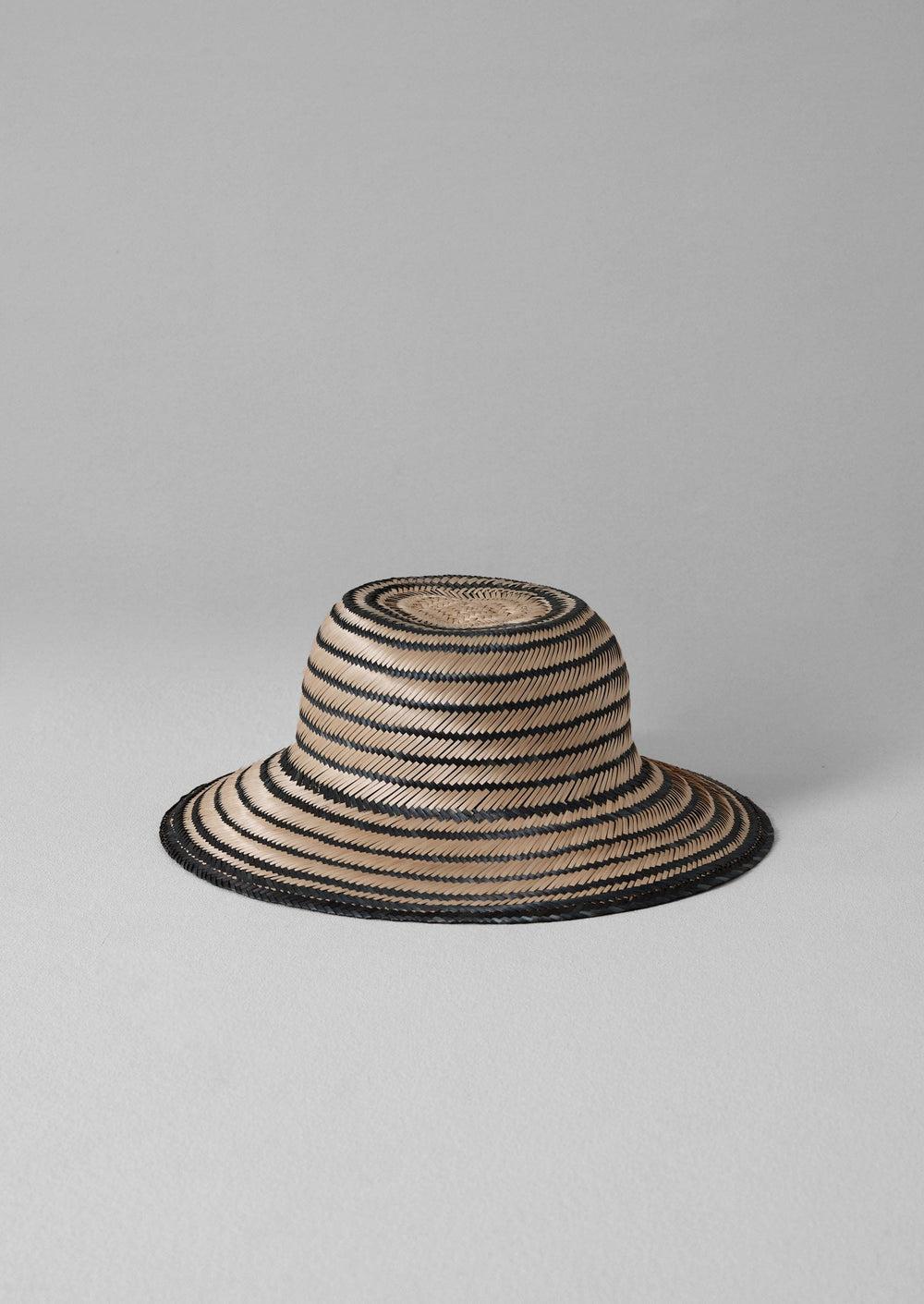 Guanabana Straw Hat | Black/Natural Product Image