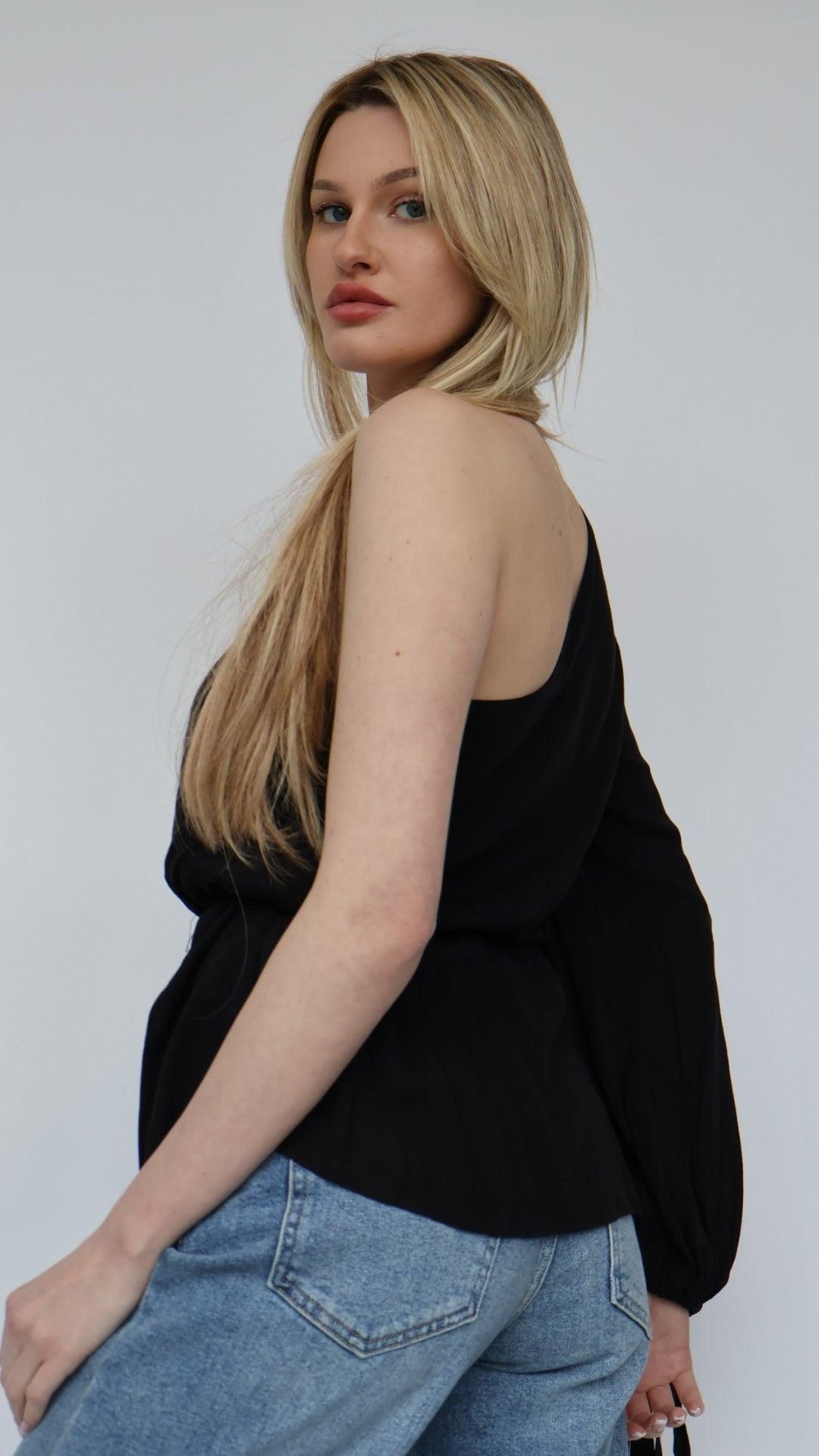 Carter One Sleeve Blouse Product Image