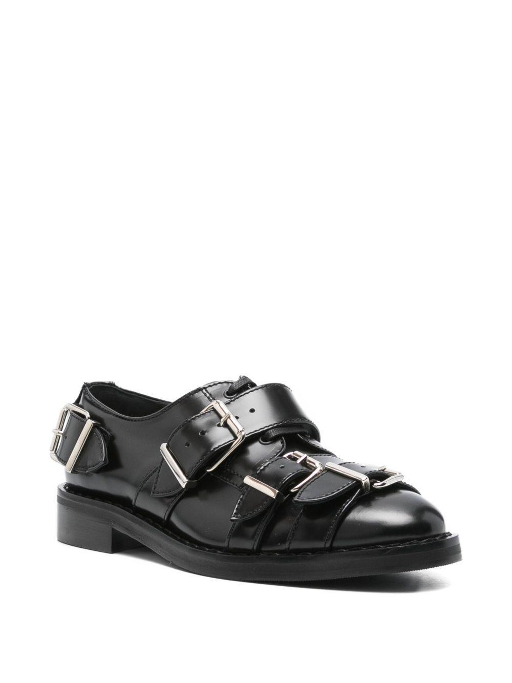multi-buckle derby shoes Product Image
