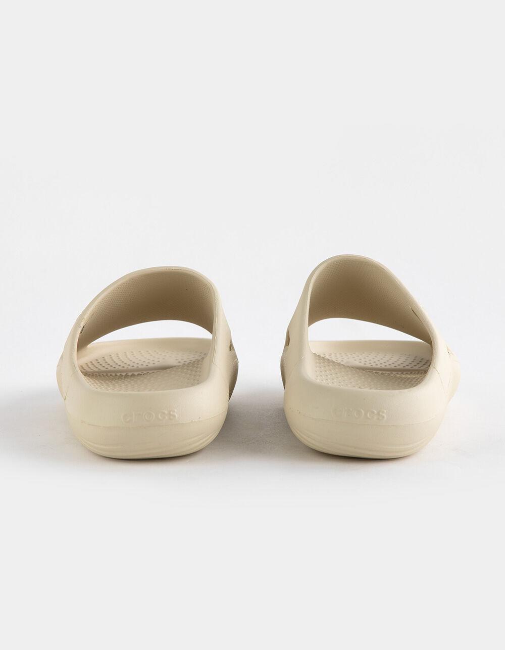 CROCS Mellow Recovery Slide Sandals - BONE Product Image