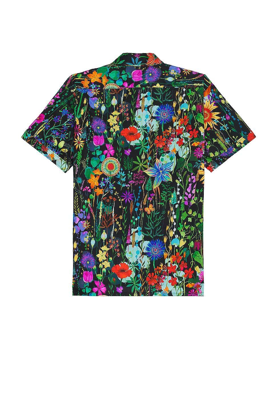 Engineered Garments Camp Shirt Orange,Teal. (also in M). Product Image