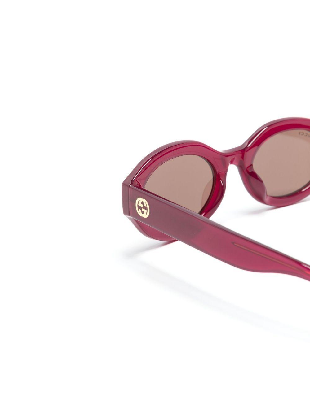 oval-frame sunglasses Product Image
