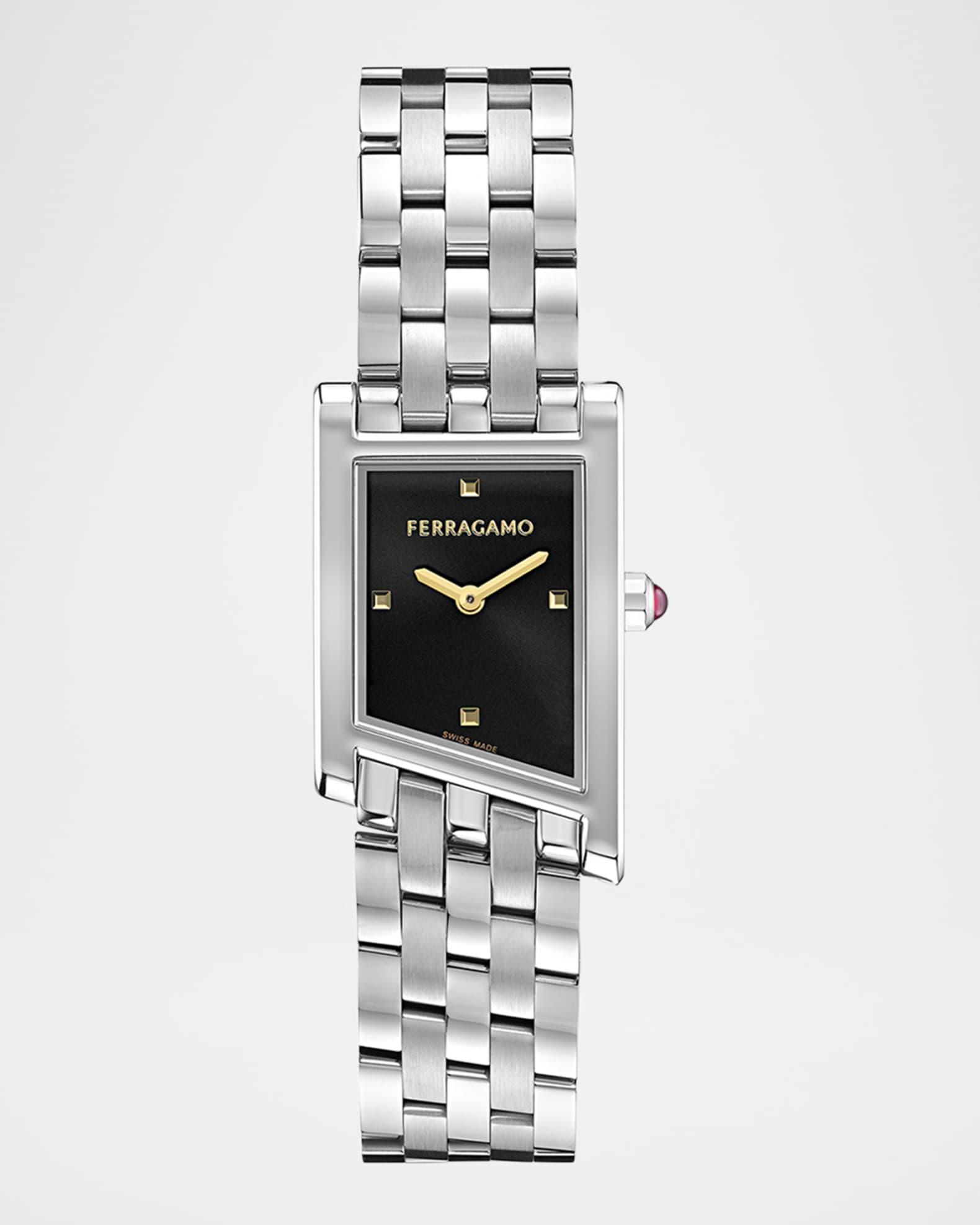 Ferragamo Asymetrique 22X36MM Stainless Steel Bracelet Watch Product Image
