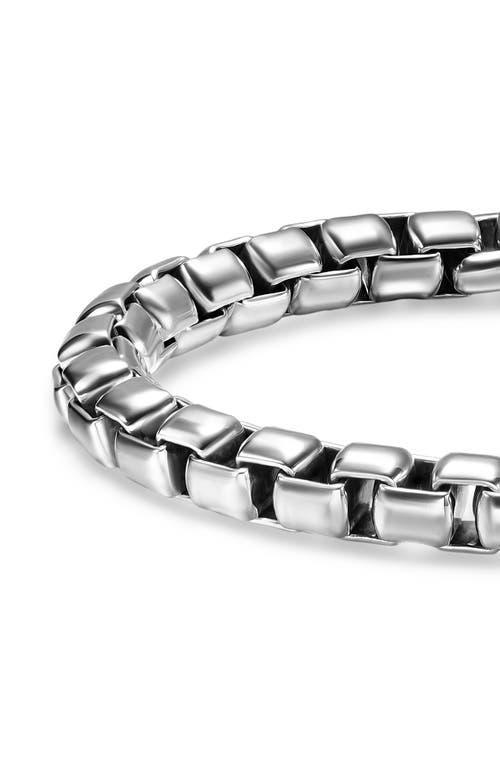David Yurman Mens Box Chain Bracelet in Sterling Silver, 7.3mm Product Image