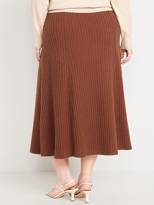 Cozy Ribbed Maxi Skirt Product Image