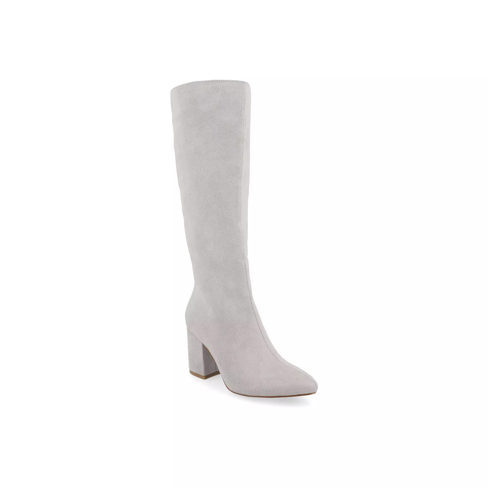 Journee Tru Comfort Foam™ Women's Ameylia Knee High Boots, Size: 5.5 W XWc, Gray Product Image
