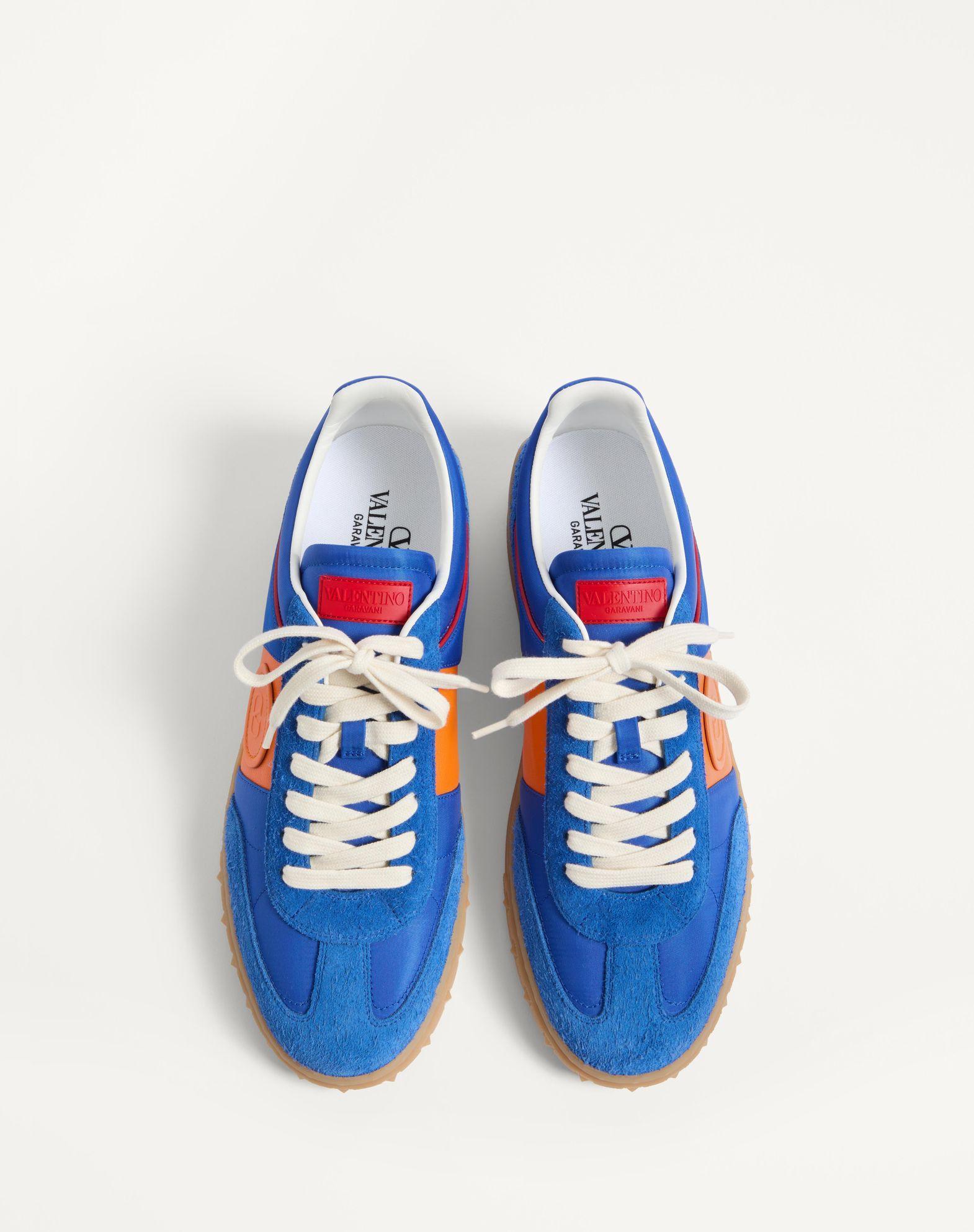 Upvillage Low Top Sneaker In Crust Leather And Nylon Product Image