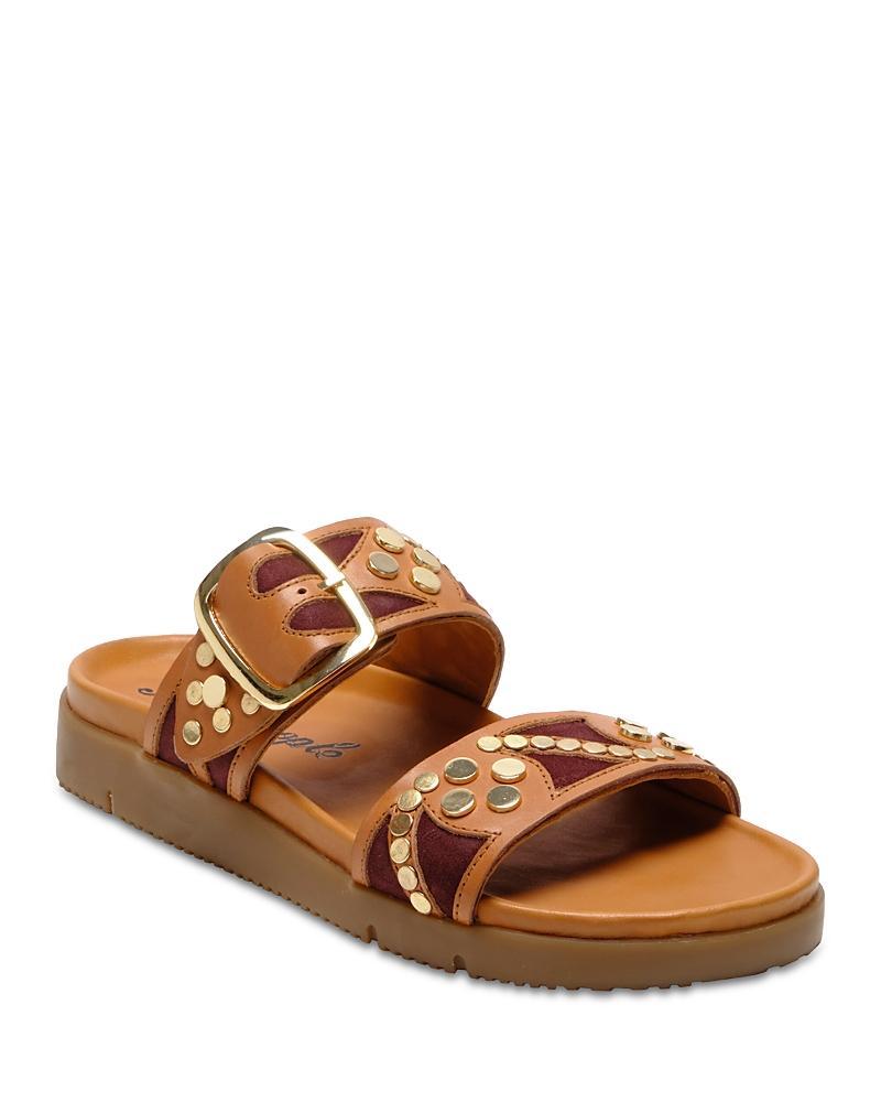 Free People Womens Revelry Studded Slide Sandals Product Image