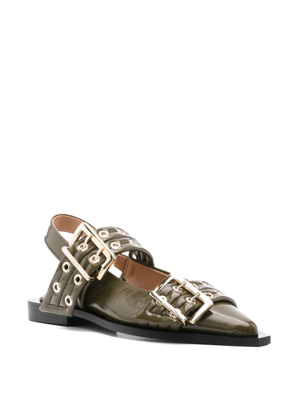 buckle-fastening ballerinas Product Image