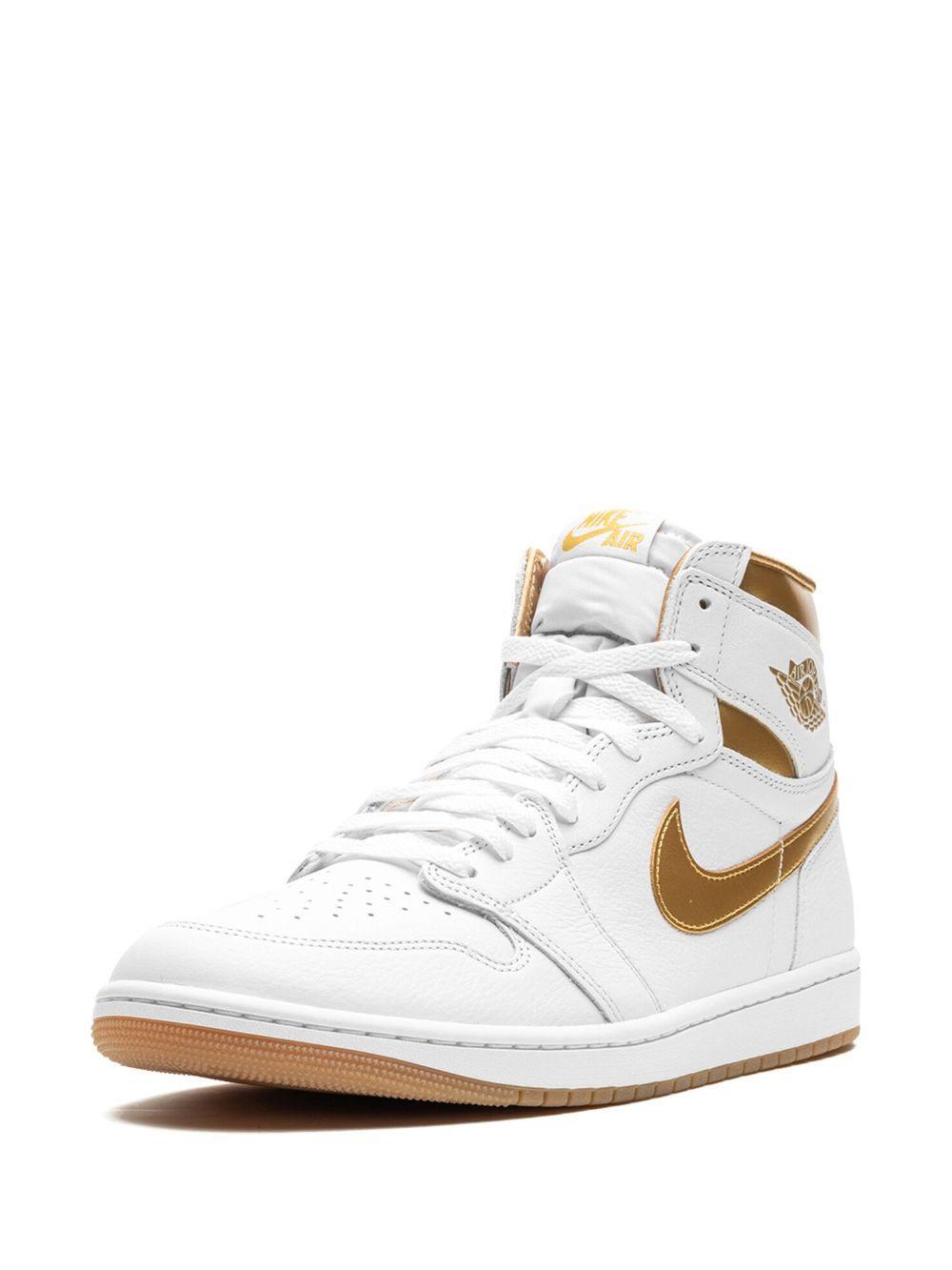 Air Jordan 1 Retro High OG "Metallic Gold" sneakers Product Image