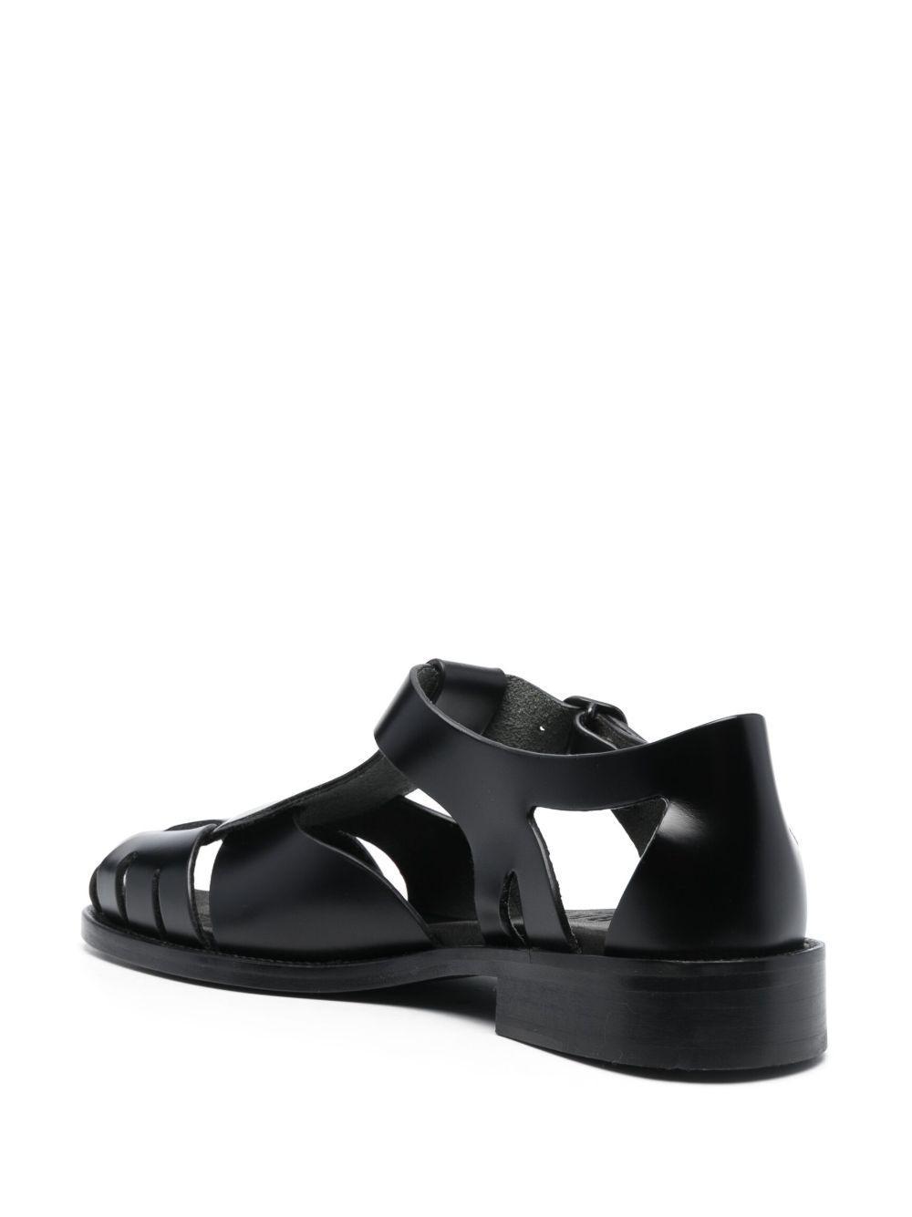 Pesca cut-out leather sandals Product Image
