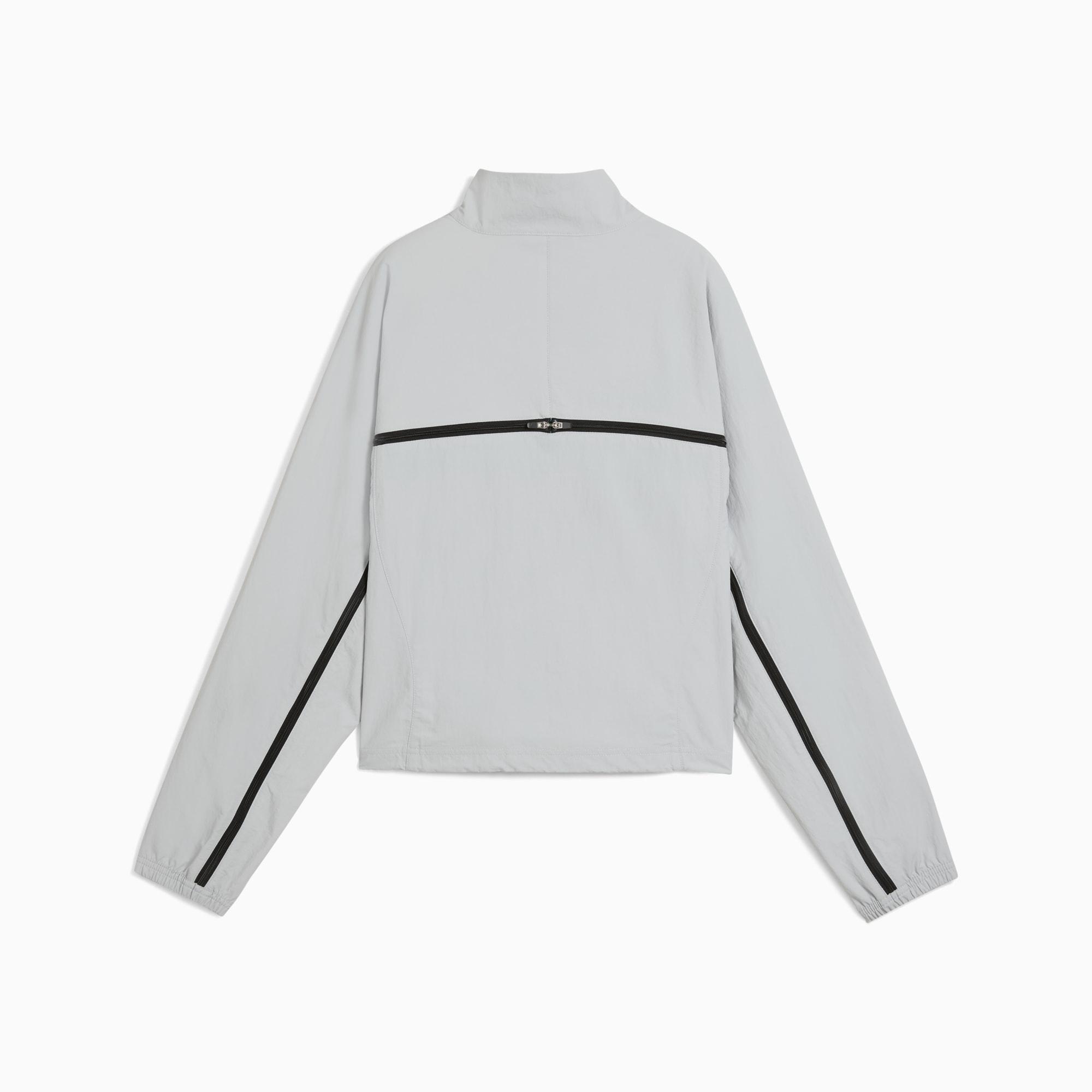 DARE TO Women's Oversized Full-Zip Woven Jacket Product Image