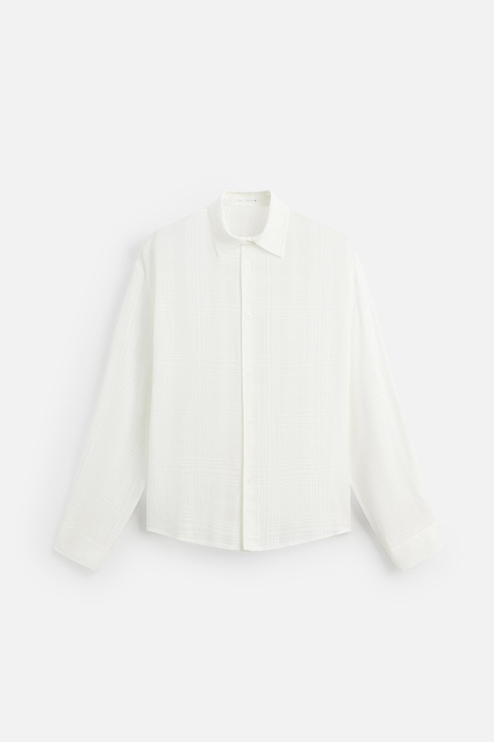 CHECKERED JACQUARD SHIRT Product Image