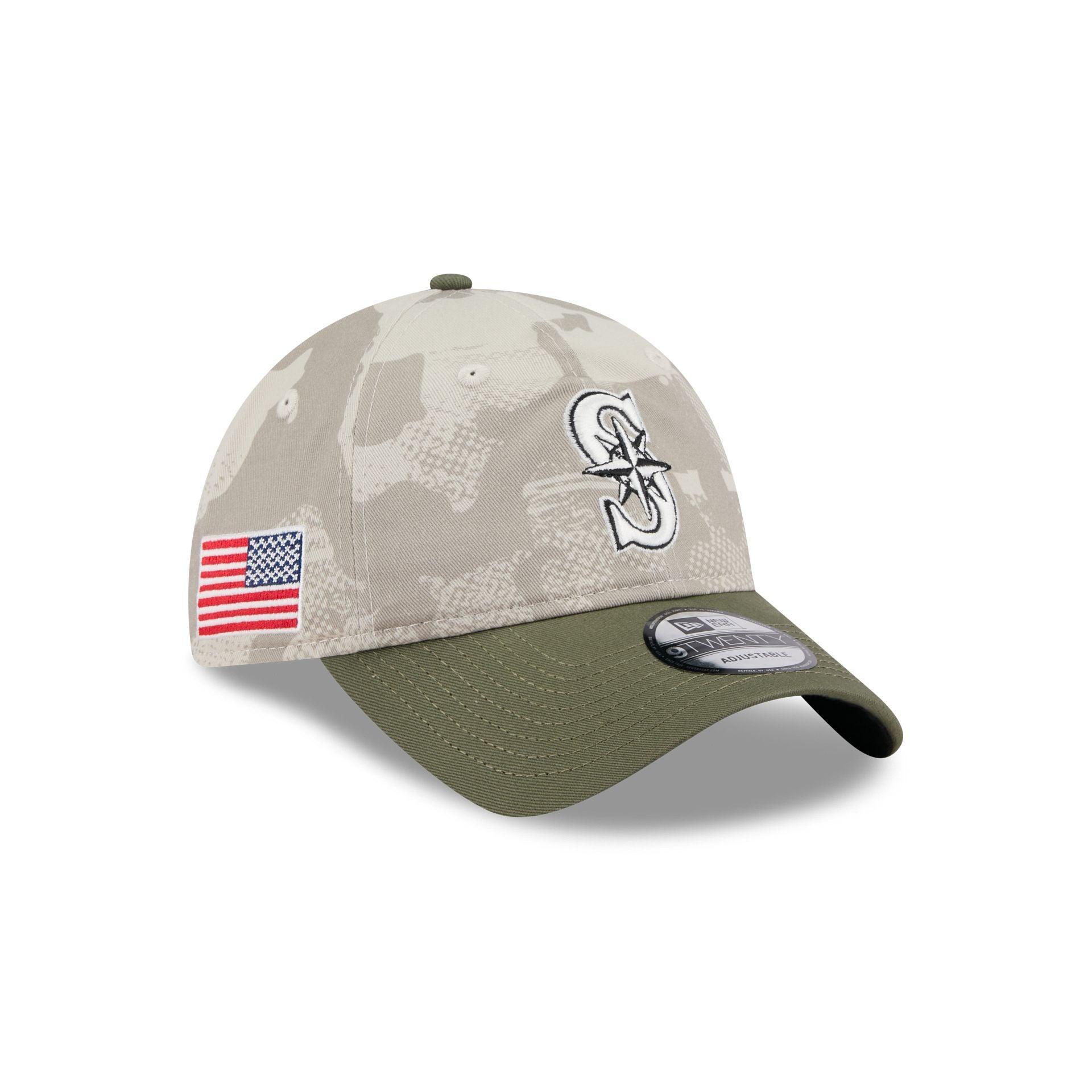 Seattle Mariners Armed Forces Day 2025 9TWENTY Adjustable Hat Male Product Image