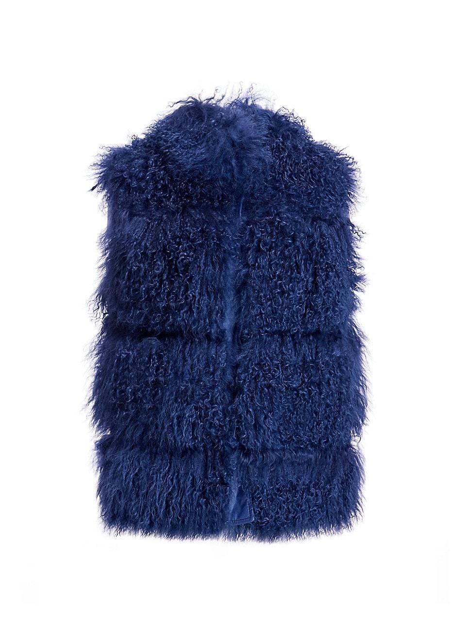 Womens Tibetan Lamb Vest Product Image