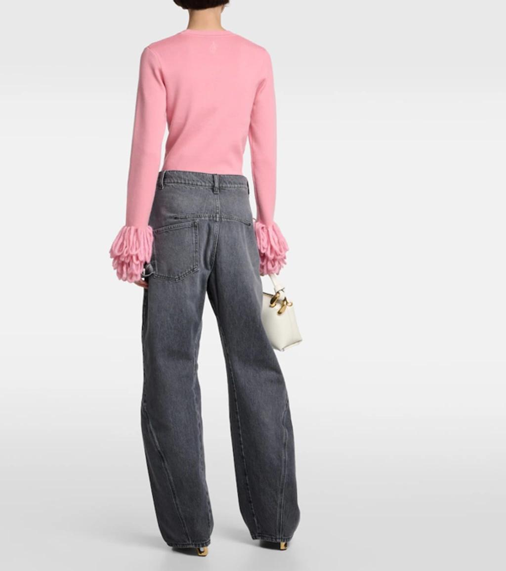 JW ANDERSON Twisted Workwear Jeans In Grey Product Image