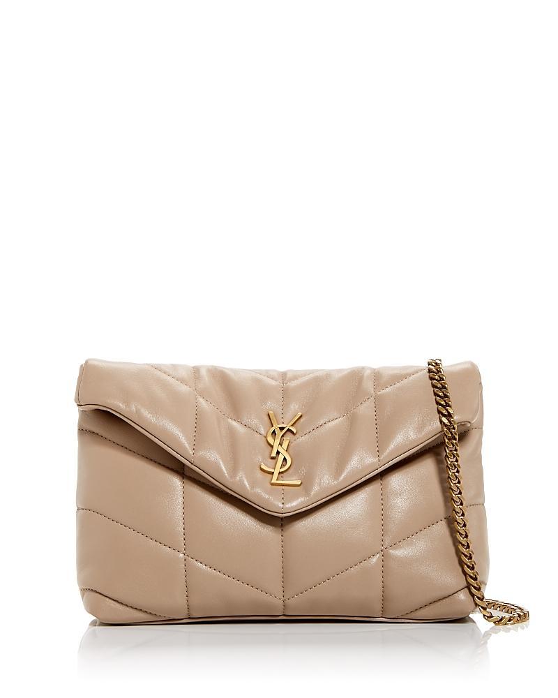 Womens Puffer Toy Shoulder Bag in Quilted Lambskin Product Image