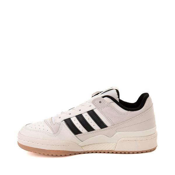 Womens adidas Forum CL Low Athletic Shoe - Cloud White / Black / Cream White Product Image