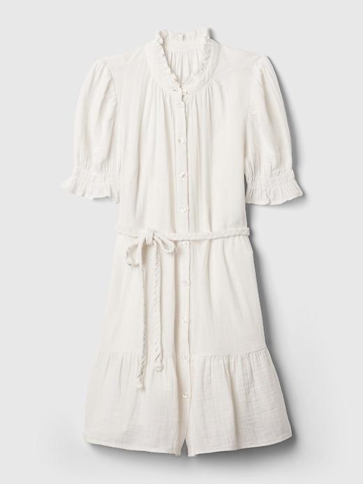 Crinkle Gauze Mini Dress Product Image