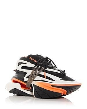 Balmain Mens Unicorn Lace Up Low Top Sneakers Product Image